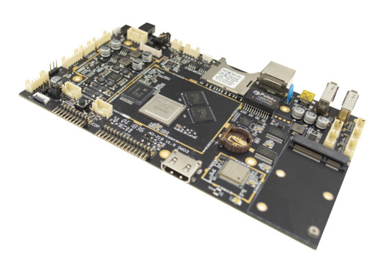 VGAの出力はLinux板RJ45 PoE 2.4G 5G WiFi 3Gモジュール5 USBのホストを埋め込みました