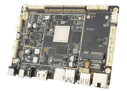 EDPはインターフェイスRK3399板4GB DDR 64GB記憶多UART GPIOタッチ画面を選別します