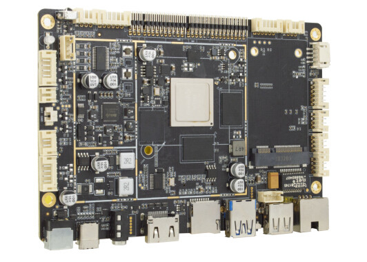 開発PCBA板Rk3399は人間の特徴をもつマザーボード1920x1080を埋め込んだ