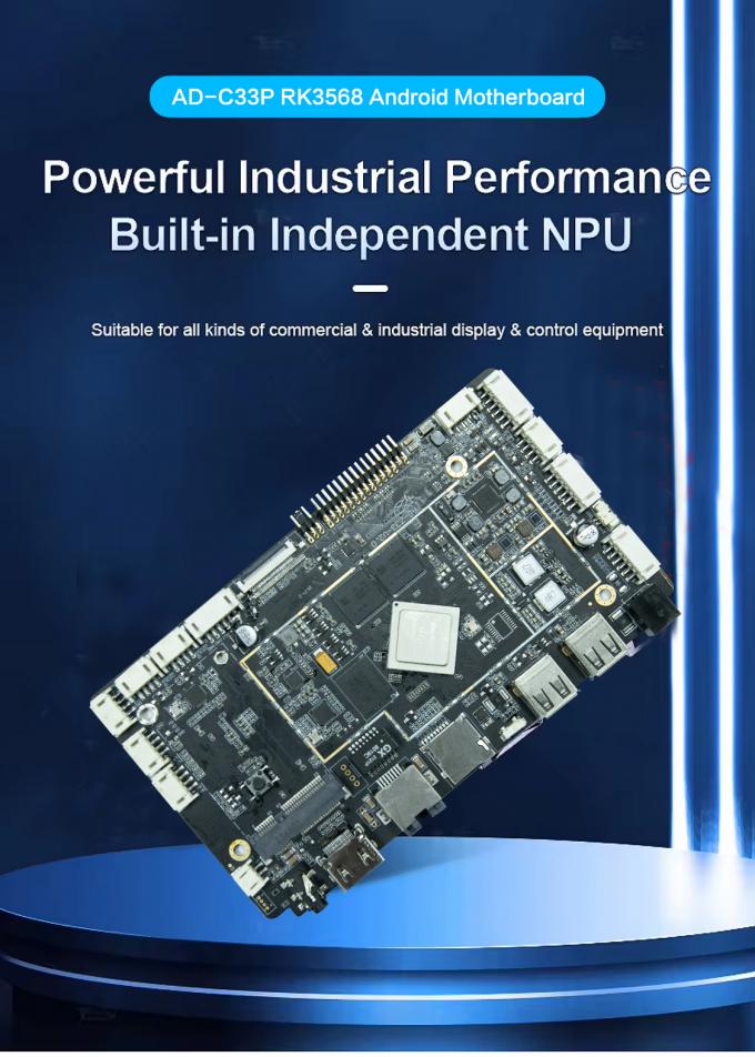 組み込みARMボード用のタッチスクリーンと複数のディスプレイオプションのカスタマイズ可能なRK3568 Androidマザーボード 2