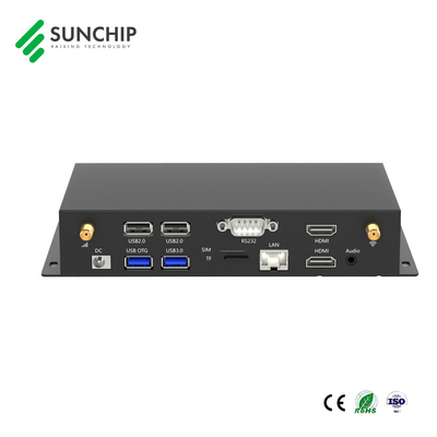 4K アンドロイド 11.0 RK3568 メディアプレーヤー ボックス 商業用広告用 メタルハウジングと良好な熱分散