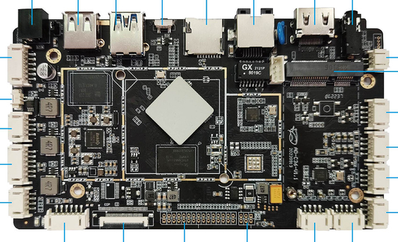 RK3566 産業用マザーボード PCBA Android11 AIデジタルロボット用の埋め込みマザーボード