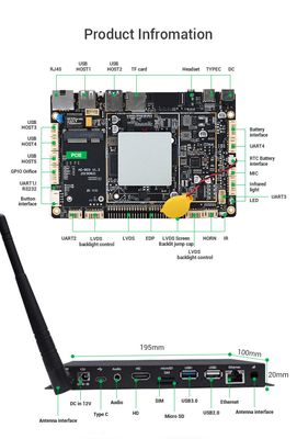 RK3288 多言語サポートと安定したネットワーク接続のAndroidメディアプレーヤーボックス