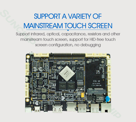 RK3588 8コアCPU 8nmプロセス 4 Cortex-A76 と 4 Cortex-A55 コンパクト埋め込みシステム -20C-70C 挑戦的な環境のために
