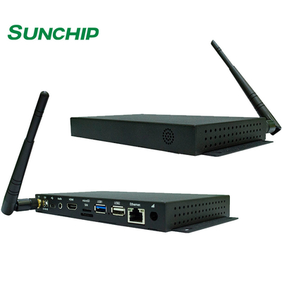 4K高画質組み込みシステムボード SUNCHIP Android デジタルサイネージディスプレイボックス 広告用ブラック