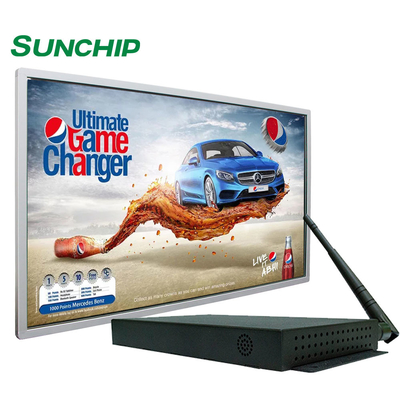 4K高画質組み込みシステムボード SUNCHIP Android デジタルサイネージディスプレイボックス 広告用ブラック