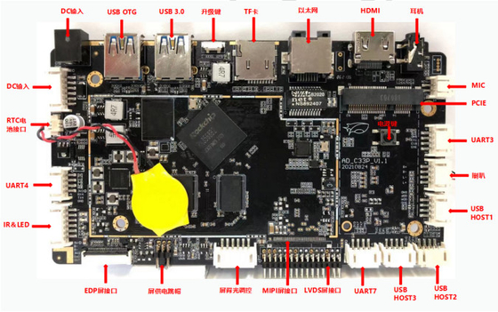 パーソナライズされたRK3568 Android 11 DDR4 組み込みシステムボード イーサネット/Wi-Fi/BT PCBA産業開発ボード