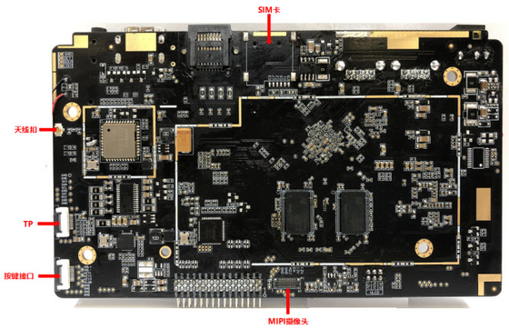 RK3568 ロックチップ マザーボード Android 11 組み込みシステムボード USB GPIO UART I2C と DDR4 メモリ